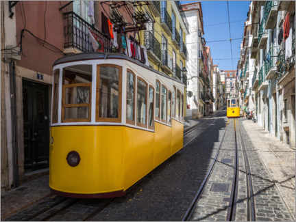 Leinwandbild Lissabon Tram - Lukas Petereit