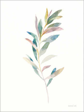 Poster Green leaves I