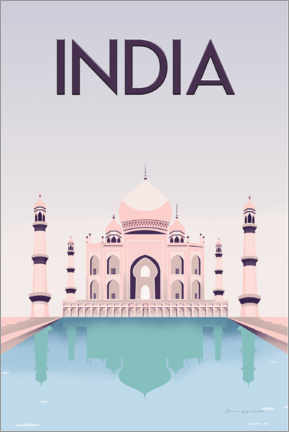 Canvas print  India - Omar Escalante