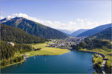Póster Davosersee en Suiza