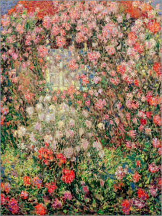 Poster Rose pavilion in Gerberoy