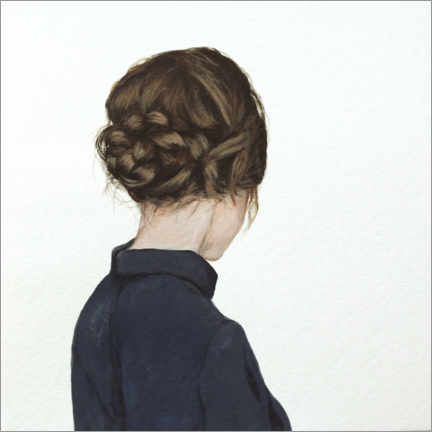 Poster Woman with braided hairstyle - Karoline Kroiss