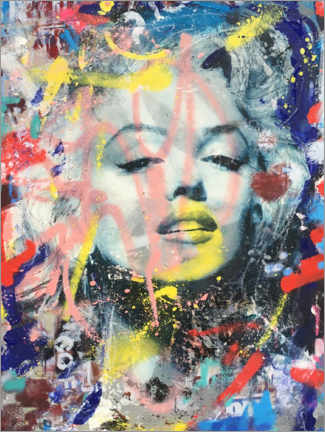 Wall print Marilyn - Lucia Schautz