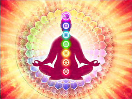 Poster  In meditazione con i chakra - armonizzare l&#039;energia - Dirk Czarnota