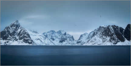 Poster Mountains of the Lofoten Islands