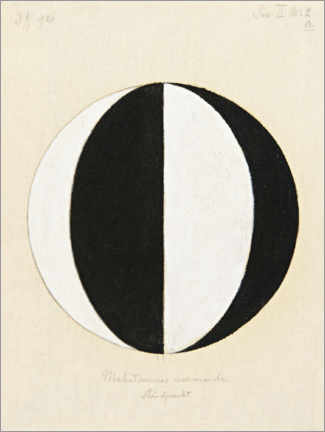 Acrylic print  The Mahatma&#039;s Current Point of View - Hilma af Klint