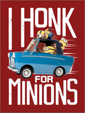 Plakat  I honk for minions