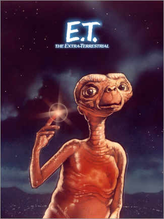 Poster  E.T. l'extraterrestre (anglais)