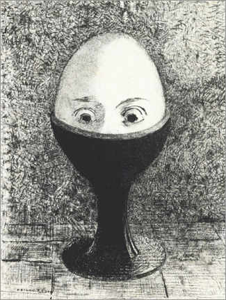 Poster The egg - Odilon Redon