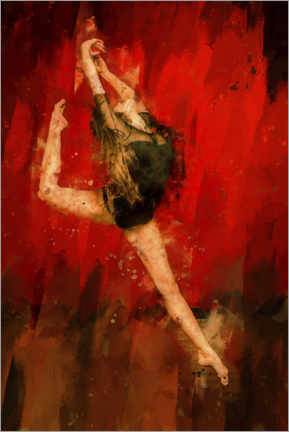 Poster Ballett-Tänzerin