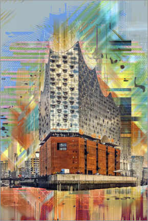Obraz na szkle akrylowym  Elbphilharmonie Hamburg - Peter Roder