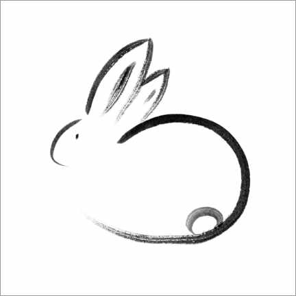 Obra artística  Conejito minimalista - Maxim Images