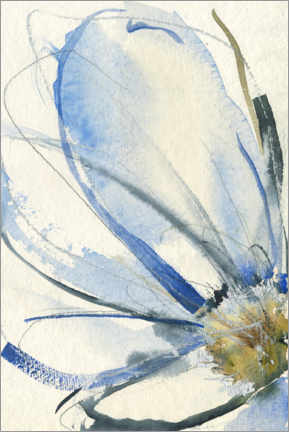 Poster Cobalt & Paynes Petals