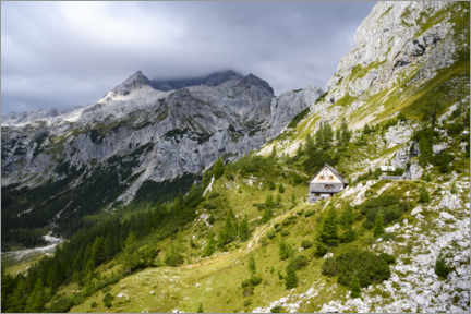 Tableau  Refuge de montagne à Triglav, Slovénie - Ulrich Beinert
