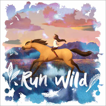 Poster  Run wild II (Spirit)