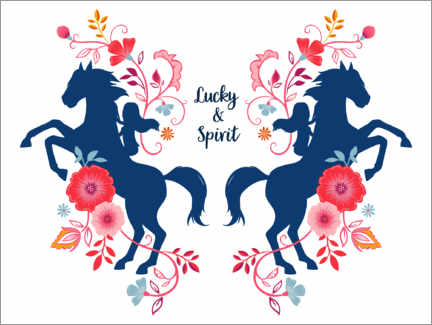 Poster Lucky &amp; Spirit - Silhuett
