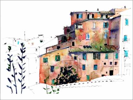 Wandbild Siena Toskana Italien - Anastasia Mamoshina