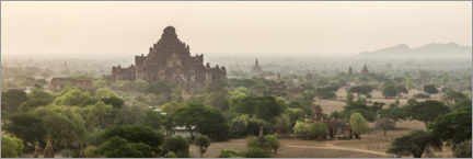Poster Templi di Bagan in Myanmar (Birmania)