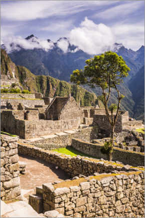 Póster  Machu Picchu na Cordilheira dos Andes do Peru - Matthew Williams-Ellis