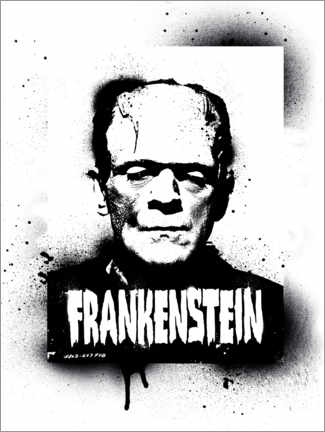 Poster Frankenstein - Streetart