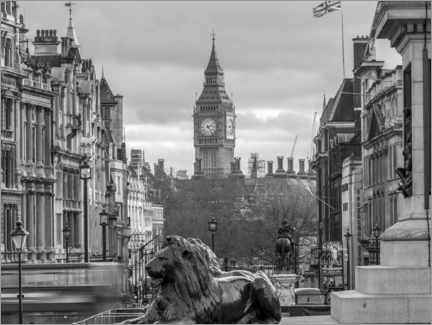 Poster  Londoner Stadtbild s/w - Assaf Frank