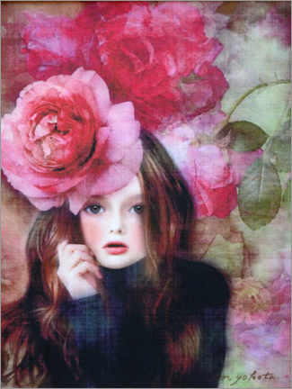 Póster Rosa para soñar