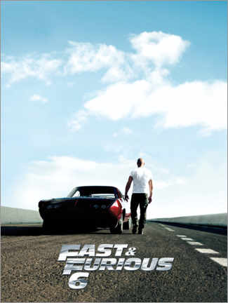 Plakat Fast &amp; Furious 6 - Dominic Toretto
