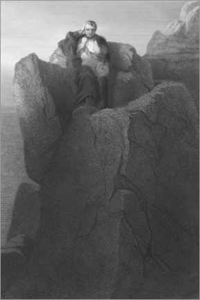 Poster  Le rocher de Sainte-Hélène - Hippolyte Delaroche
