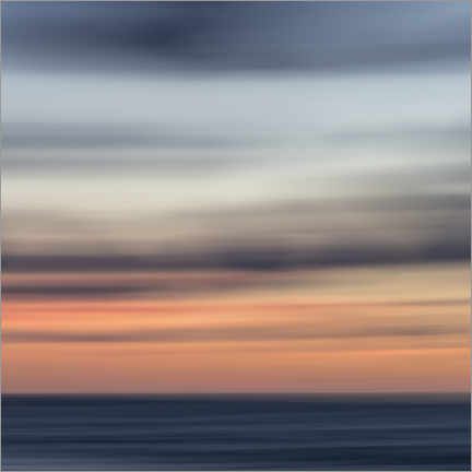 Acrylglasbild Farbenspiel am Meer I - Heiko Mundel
