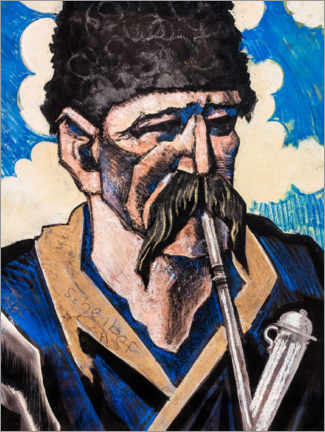 Tableau  Homme avec pipe - Hugó Scheiber