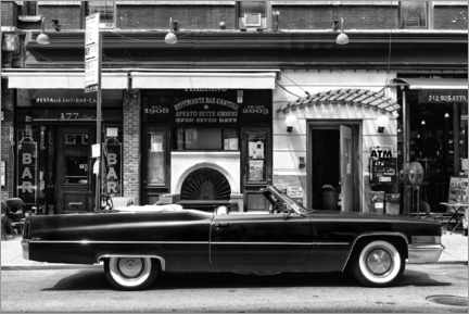 Tableau  Manhattan noir - Cadillac noire - Philippe HUGONNARD