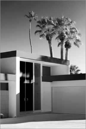 Poster  Black California - Palm Springs Modern Design - Philippe HUGONNARD
