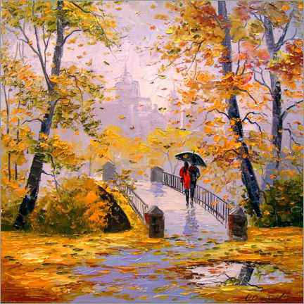 Wandbild  Herbstromantik - Olha Darchuk