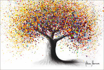 Alumiinitaulu  Rainbow Soul Tree - Ashvin Harrison