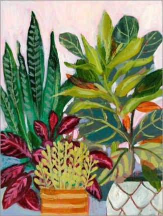 Wall print  A plant lover&#039;s room - Sharon Montgomery