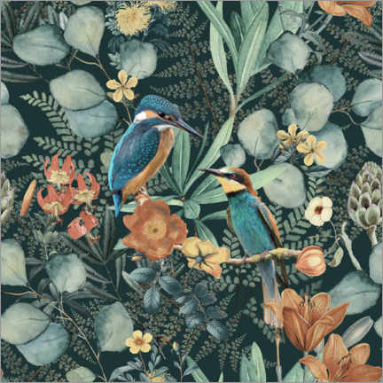 Wandbild  Im Paradies der Vögel - Andrea Haase