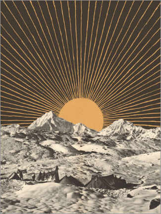 Poster Mountain landscape VI