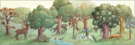 Wall print  Sweet Tree Island - Terry Fan