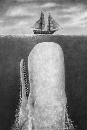 Wall print  The whale - Terry Fan