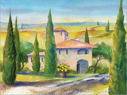 Tableau sur toile  Toscane - Jitka Krause