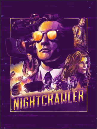 Wandbild  Nightcrawler - Jede Nacht hat ihren Preis - The Usher designs