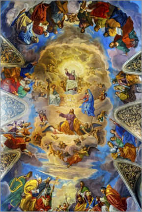 Wall print  Fresco Basilica Of San Giacomo In Augusta Church - William Perry