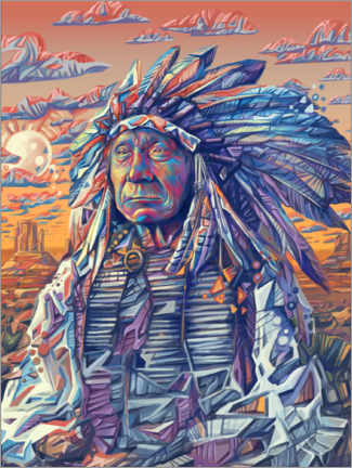 Poster Red cloud