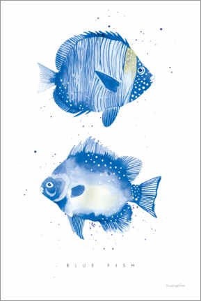 Wall print  Tropical fish - Mercedes López Charro