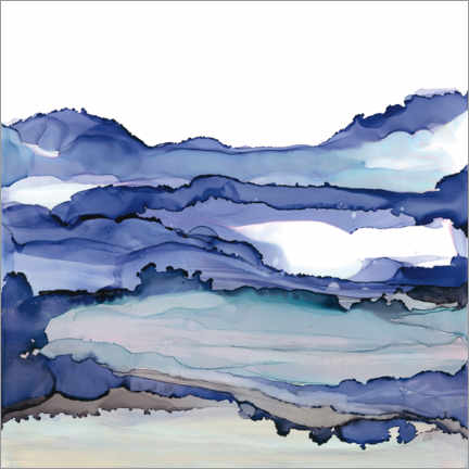 Wandbild  Blaulichtlandschaft II - Chris Paschke