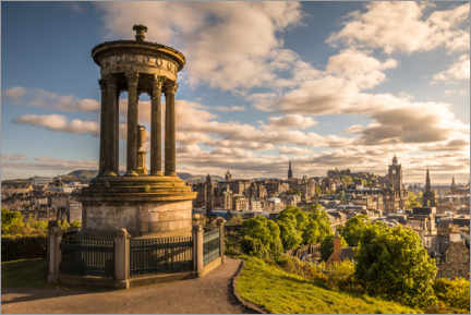 Poster View from Carlton Hill on Edinburgh, Scotland