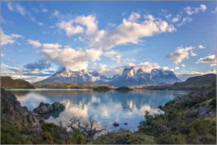 Poster Parco Nazionale Torres del Paine, Cile