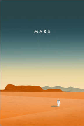 Póster Marte (inglês)