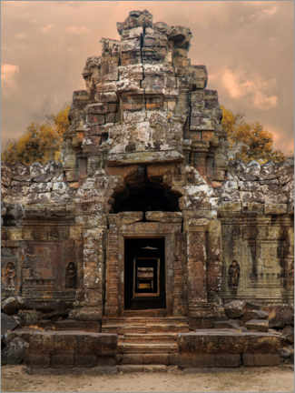 Poster Ein alter Tempel