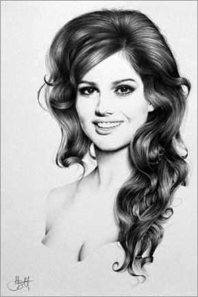 Poster Claudia Cardinale Portrait